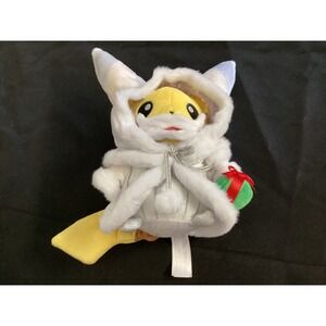 Pokémon Center Original Stuffed Plush Pikachu Santa Frosty Christmas No Tag
